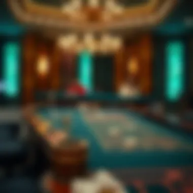 Detailed illustration of baccarat gameplay