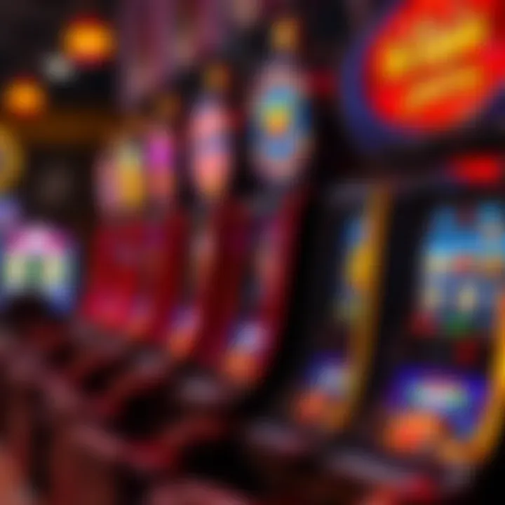 A lively slot machine with colorful graphics and a jackpot sign