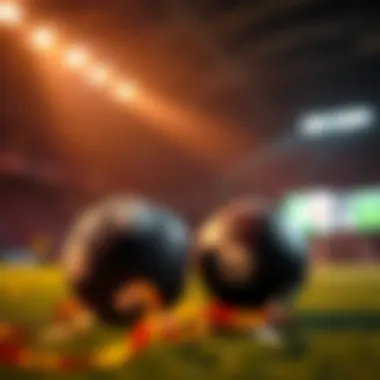 Visual comparison of advantages and risks in betting