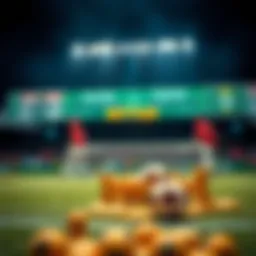 Conceptual illustration of betting builder tools in sports betting.