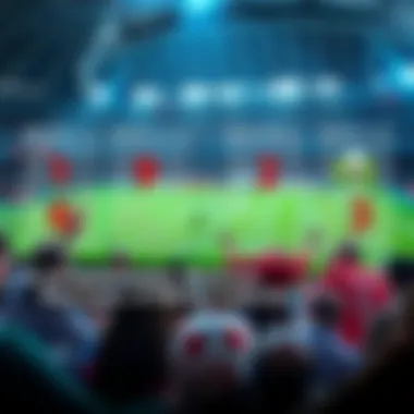 Illustration of various betting features including live odds and statistics.