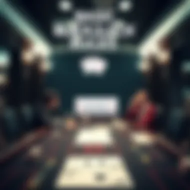 Infographic illustrating the basic rules of blackjack