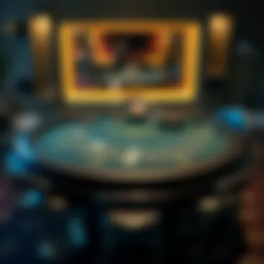 Illustration of Blackjack Table Setup