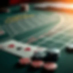 A detailed probability chart for blackjack strategies