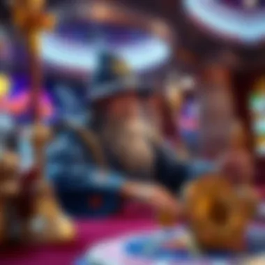 Analysis of betting strategies in Blue Wizard slot