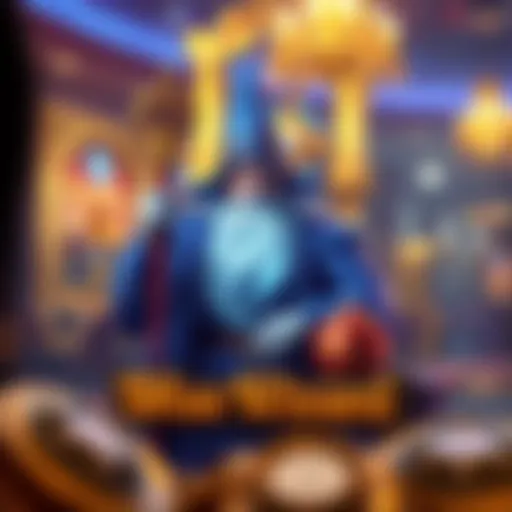 Enchanting visuals of the Blue Wizard slot game