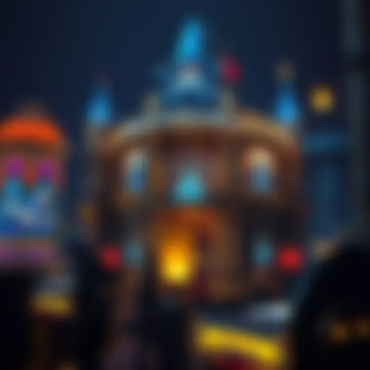 Immersive theme of the Blue Wizard slot game