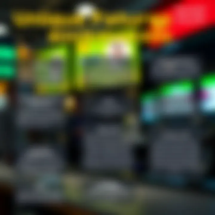 Infographic showcasing unique features of various bookmakers