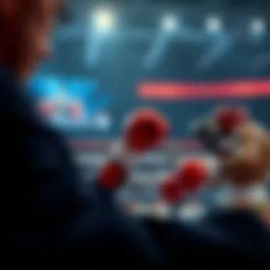A digital platform showcasing boxing match previews