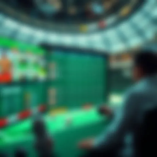 Dynamic sports betting interface showcasing diverse options