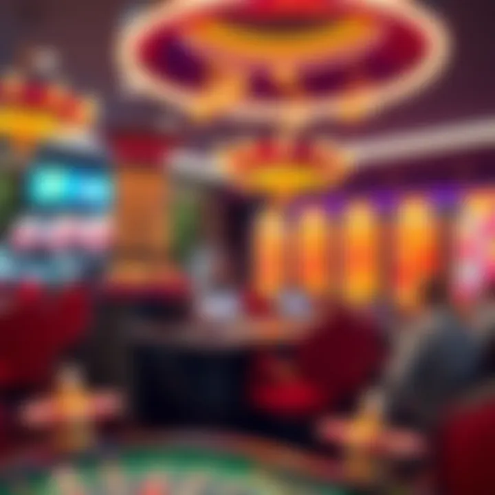 Visual representation of casino gaming software integration.