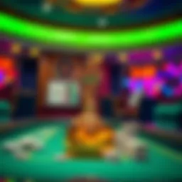 Illustration of online casino platform selection