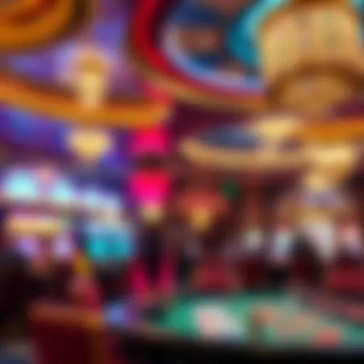 Luxurious casino interior highlighting opulence and excitement