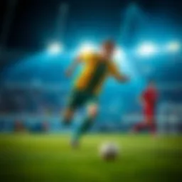 Star player showcasing skill on the field