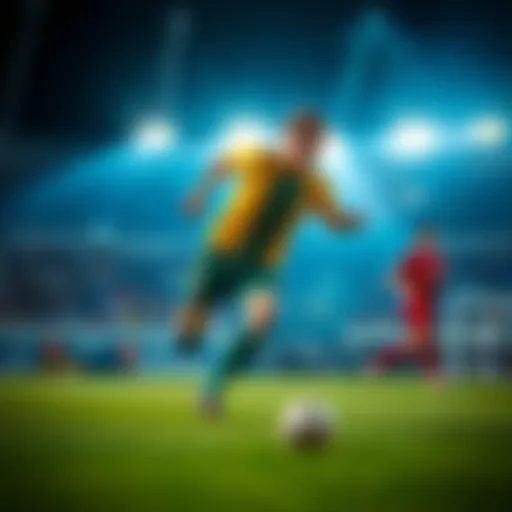 Star player showcasing skill on the field