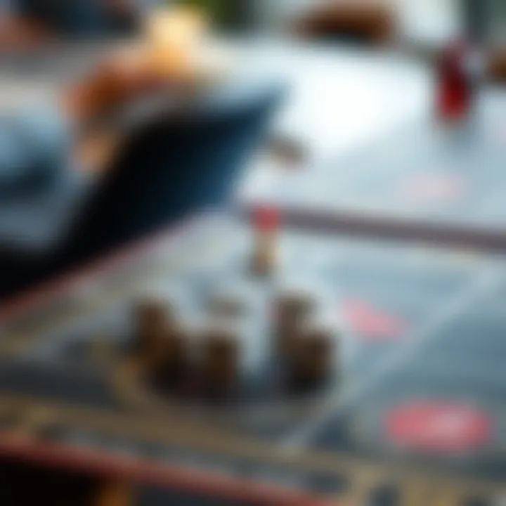 A modern tabletop game featuring dice mechanics