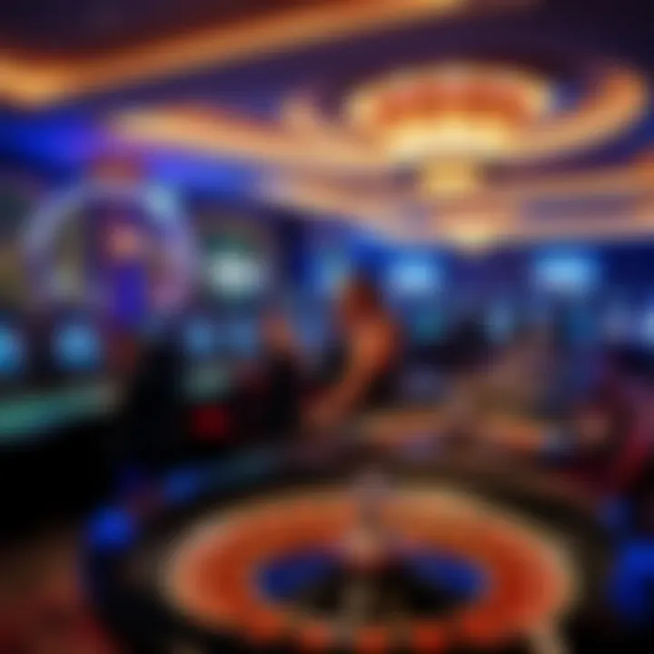 An array of popular casino games including poker, blackjack, and roulette