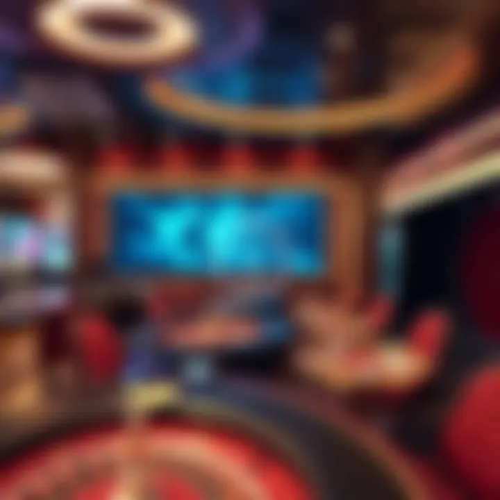 A secure gambling environment with advanced technology symbols