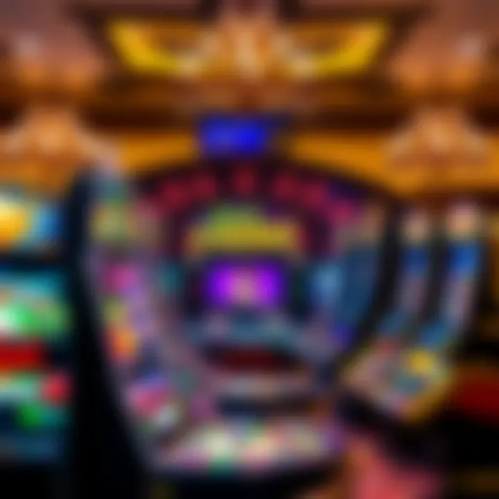 Diverse selection of casino games displayed