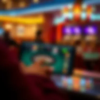 User interface of Eurostar Casino on a mobile device