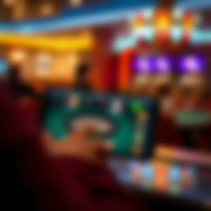 User interface of Eurostar Casino on a mobile device