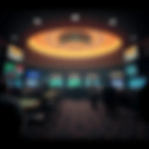 Illustration depicting the evolution of betting environments