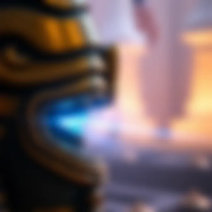 Visual representation of unique features in the game