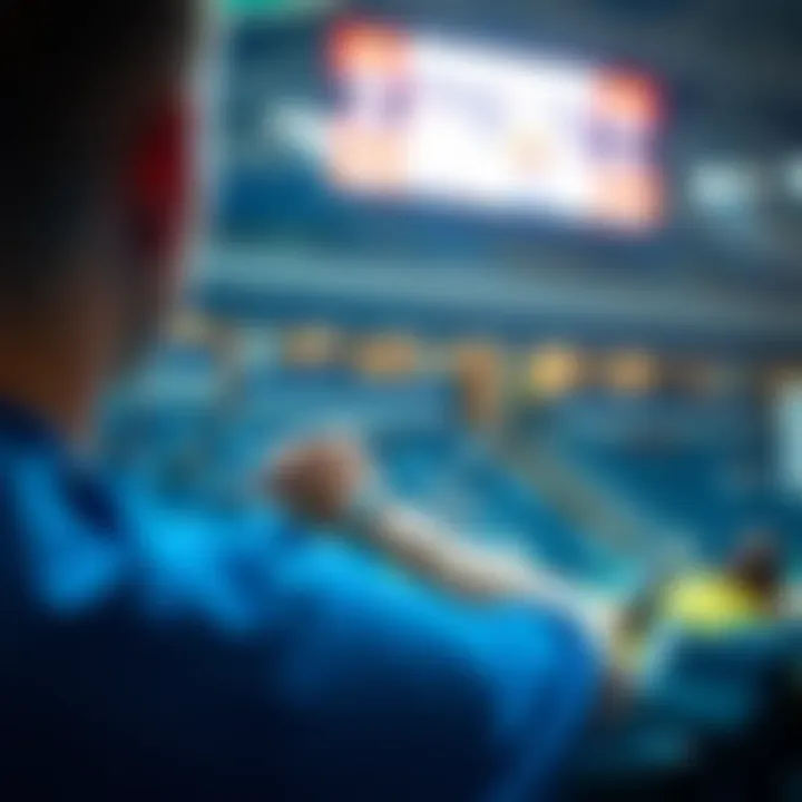 Fan engagement in live volleyball events