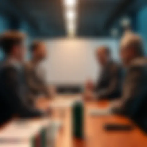 Strategic planning session among coaching staff