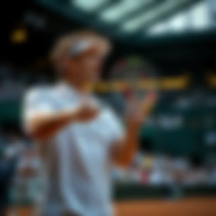 Historic tennis moment captured during the French Open