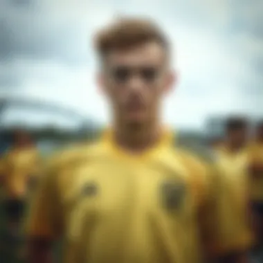 Future stars of German football during a youth training camp
