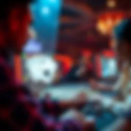 Illustration depicting the landscape of online poker in India