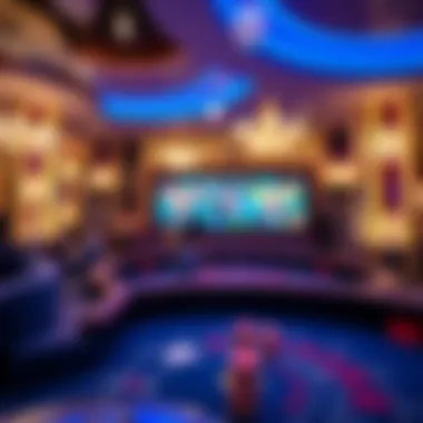 Dynamic gameplay of live baccarat with engaging visuals