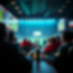 Dynamic live sports betting scene