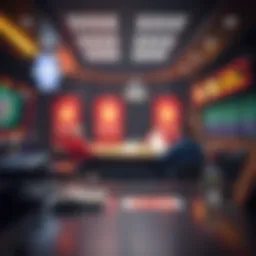 A secure betting environment visual representation