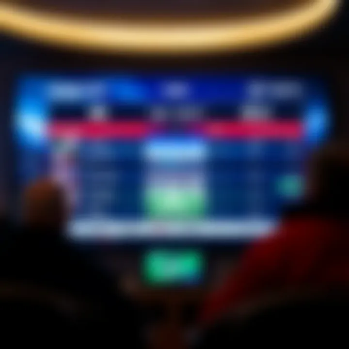 User interface of Number Two TV platform showcasing live scores