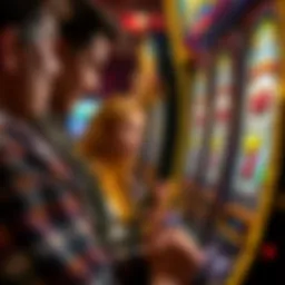 A close-up view of an Olympus slot machine in action
