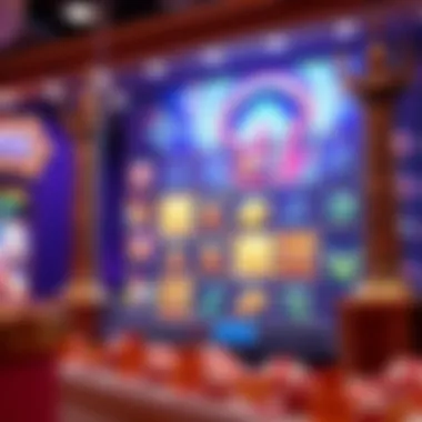 Visual depiction of the gameplay mechanics in an Olympus slot game.