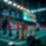 Dynamic betting strategy visual representation