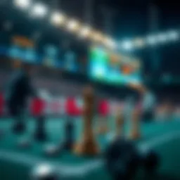 Dynamic betting strategy visual representation