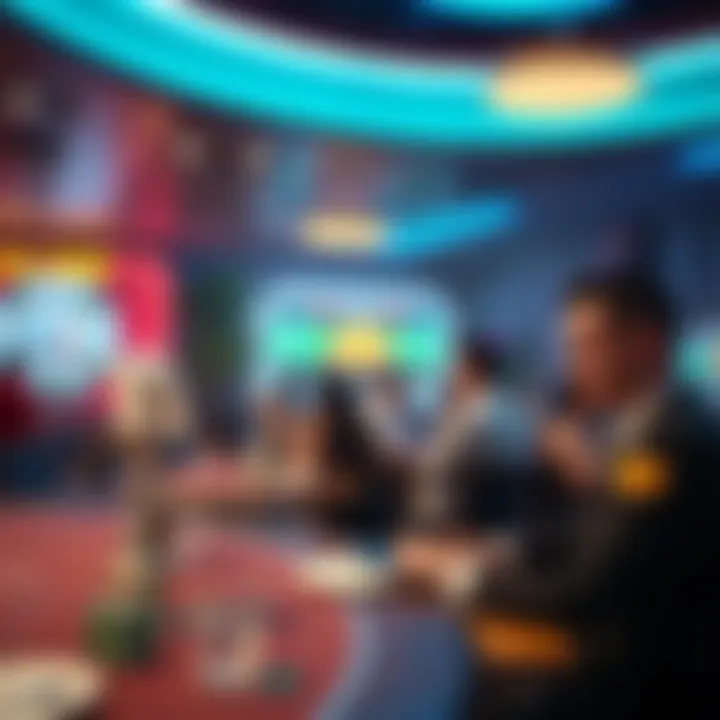 A serene environment emphasizing responsible betting