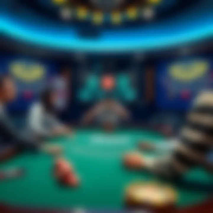 An engaging virtual blackjack table experience