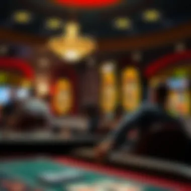 An illustration depicting responsible gaming practices