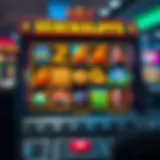 Vibrant online slot interface showcasing multiple themes