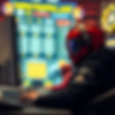 A conceptual image showing the safety measures in online gaming