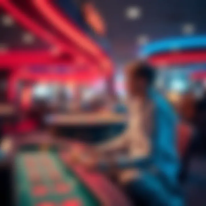 Graphical representation of user accessibility in online gambling platforms