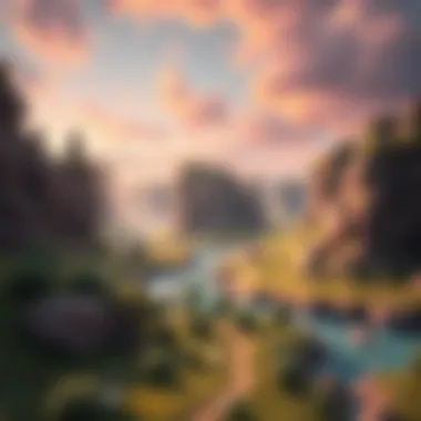 A digital representation of virtual gaming landscapes