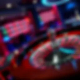 A captivating online roulette game interface with vibrant graphics