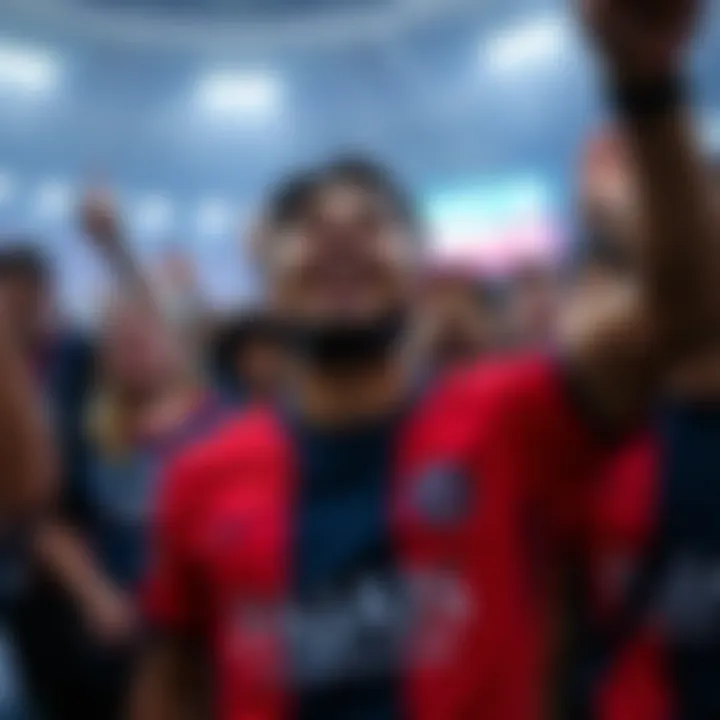 Fans showcasing their excitement for the new PSG uniform