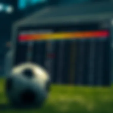 A detailed statistical chart comparing player performances